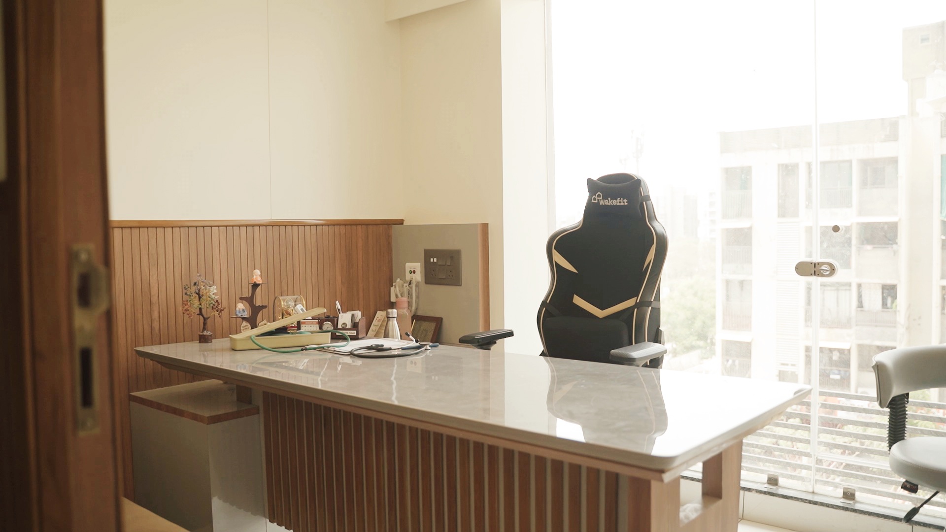 A clean and professional Out-Patient Department (OPD) consultation room.